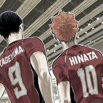 kageyama and hinata from haikyuu